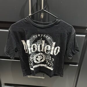 ModelCo Black Graphic Kids Tee